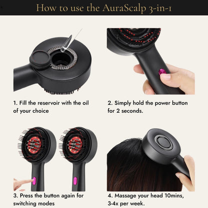 AuraScalp 3-in-1